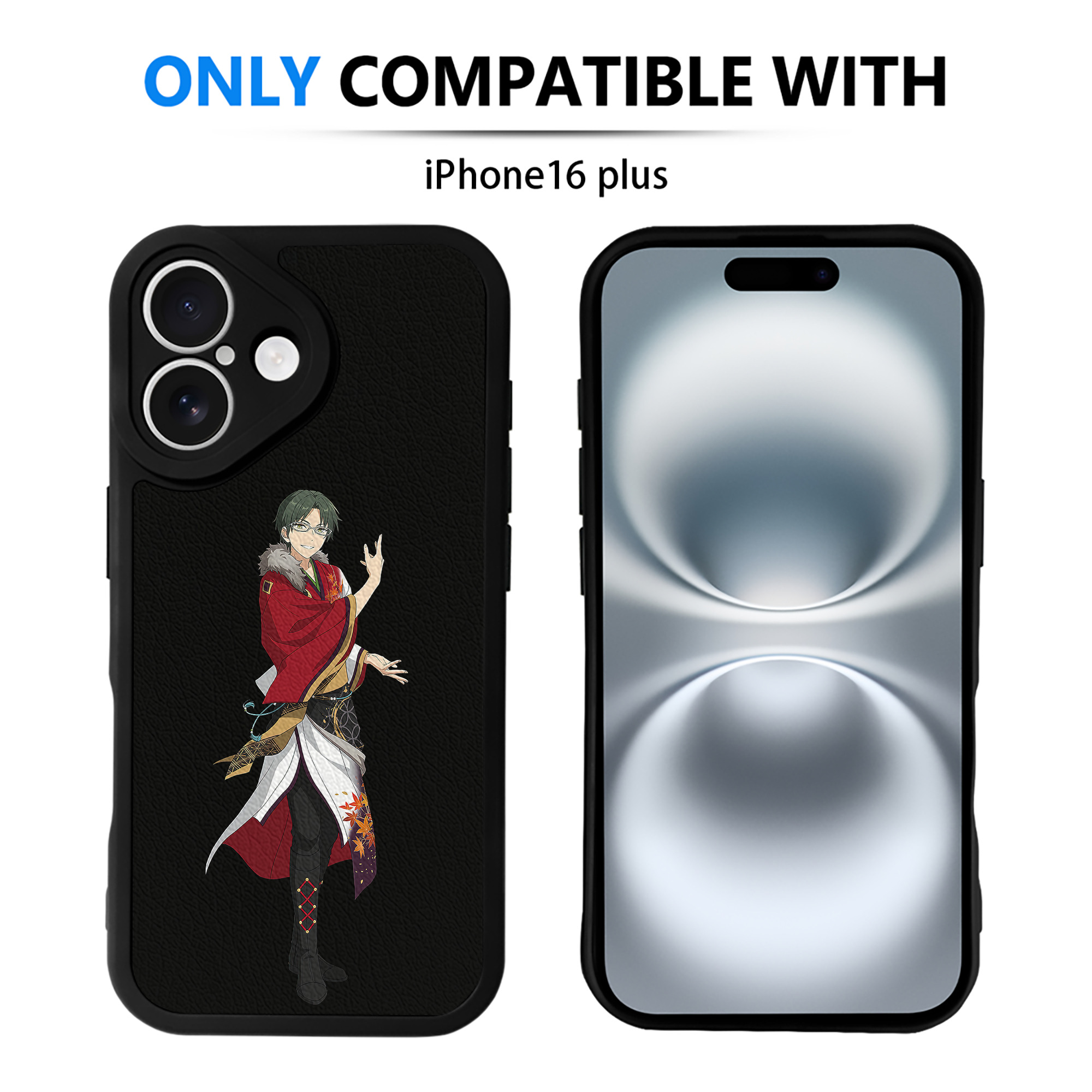 （画像用） あんさんぶるスターズ! Ensemble Stars 【iPhone 16シリーズ対応】シリコンスマホケース（レザー調） 材質：シリコン